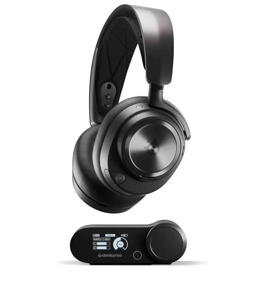 Steelseries Arctis Nova Pro Wireless for Xbox & PC
High-Fidelity Gaming Audio with Active Noise Cancellation Steelseries Arctis Nova Pro Wireless for Xbox & PC
High-Fidelity Gaming Audio with Active Noise Cancellation